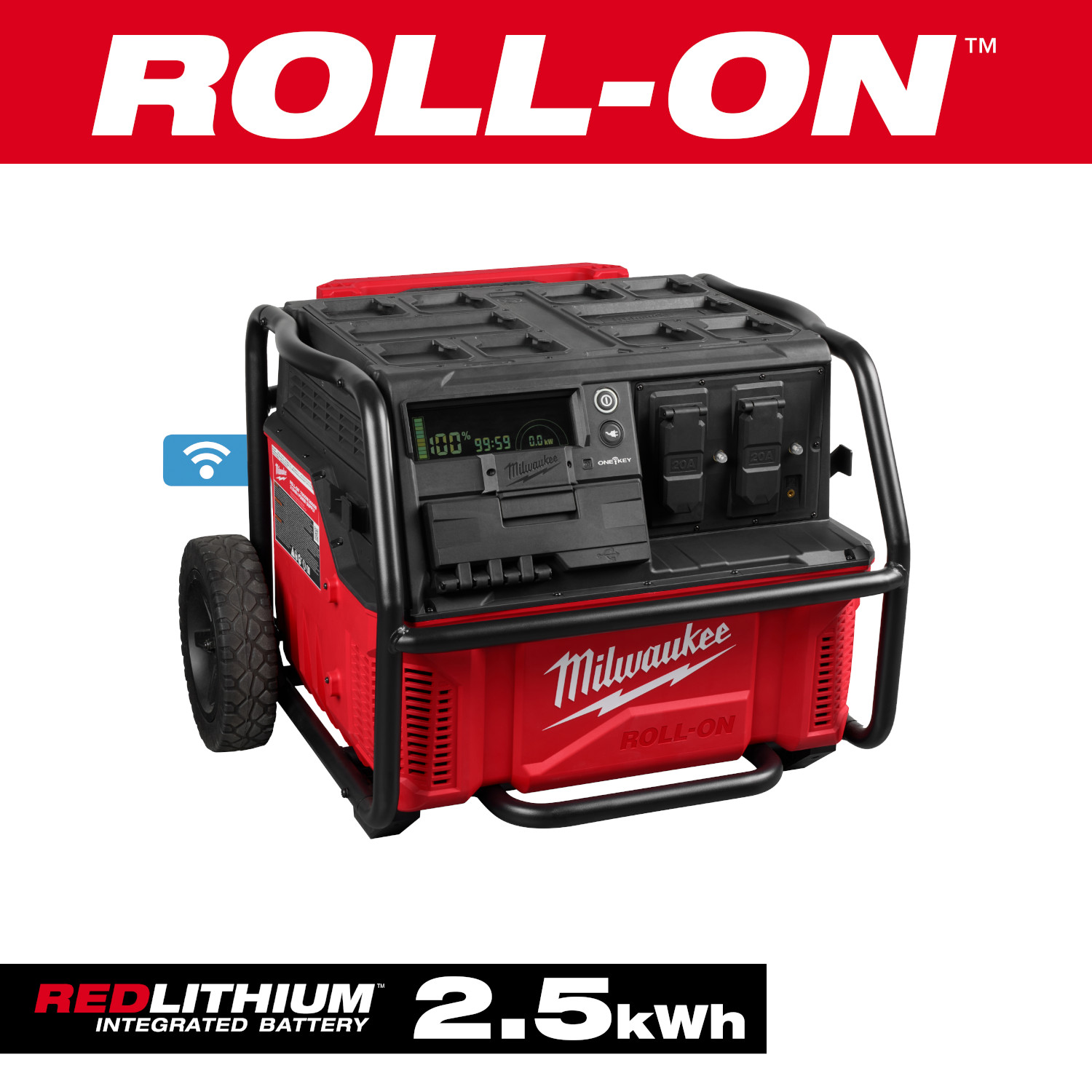 Milwaukee ROLL-ON™ 7200W/3600W 2.5kWh Power Supply - Image 11