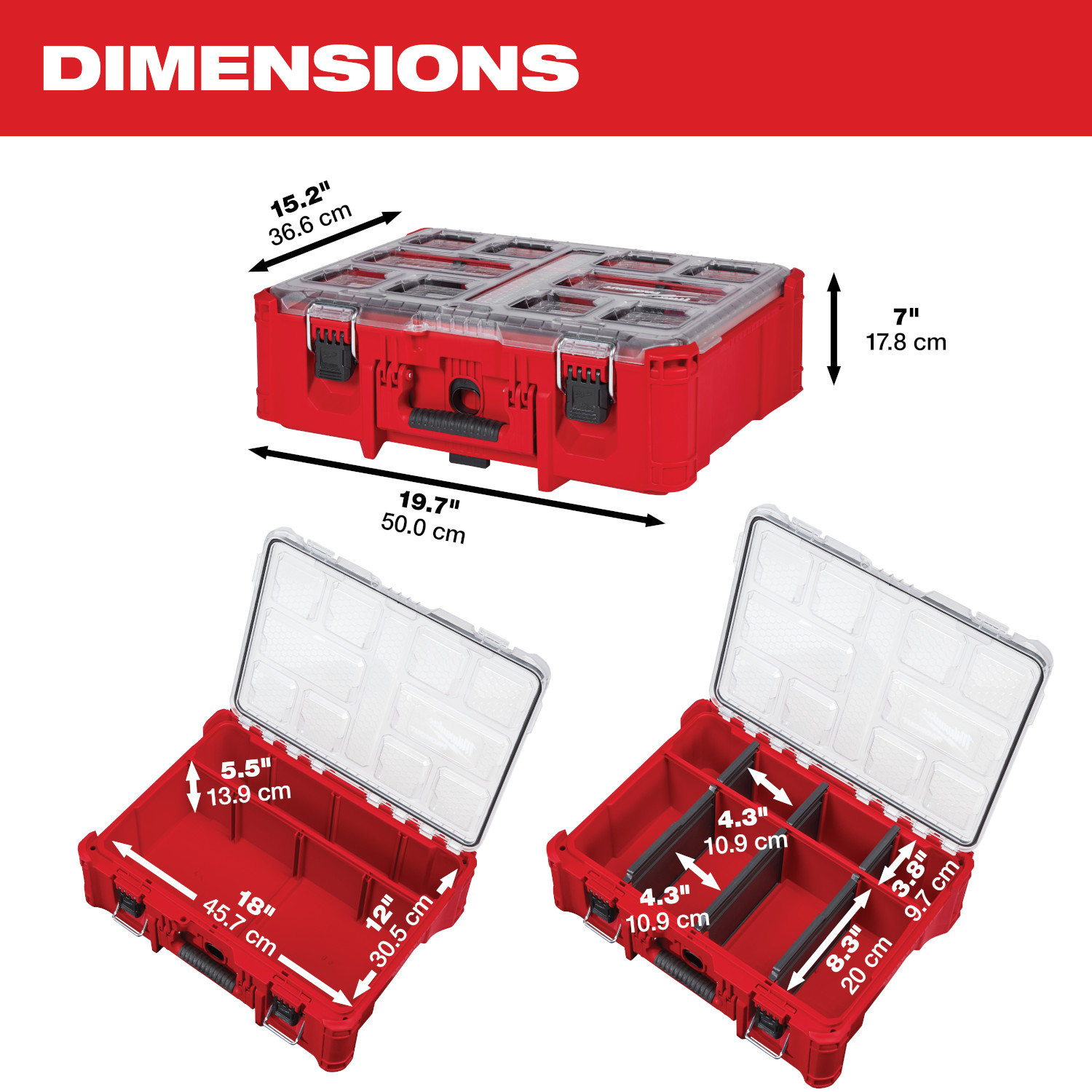 Milwaukee PACKOUT™ Deep Organizer - Image 7