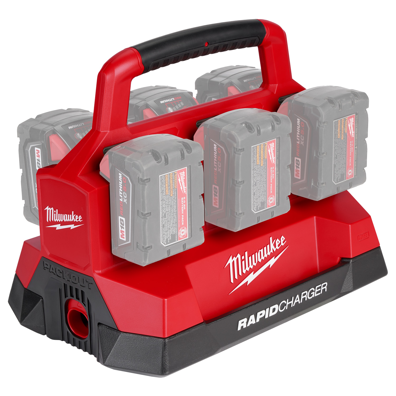 Milwaukee M18™ PACKOUT™ Six Bay Rapid Charger - Image 9