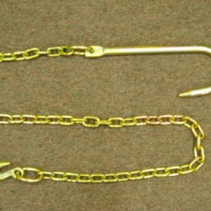 J-Hook with 5 Ft x 3/8" G-43 Chain
