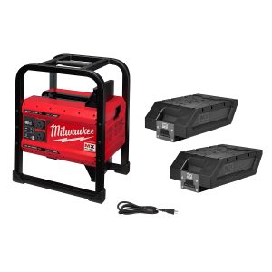 Milwaukee MX FUEL 3600-Watt/1800-Watt Lithium-Ion Battery Powered Push Start Portable Power Station Battery Generator